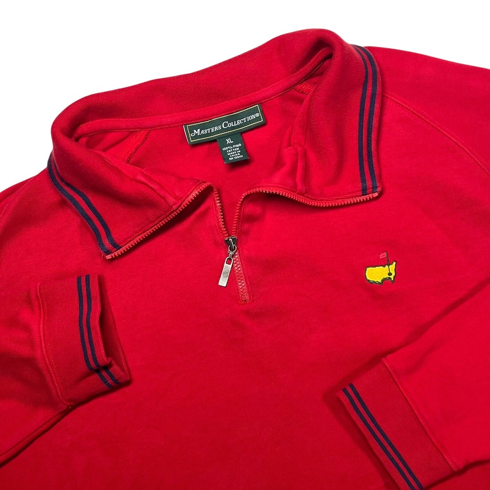 Master's Collection Pima Cotton 1/4 Zip‎ Pullover Sweatshirt Men's XL PGA *Flaws